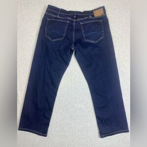 Mavi Jean Mens 38 Short Blue Dark Denim Matt Relaxed Straight ALTERED SEE PHOTOS